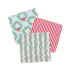 Wreath & Ribbon Quickdry Dish Towels