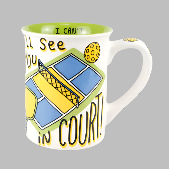 Pickleball Court Mug