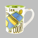 Pickleball Court Mug