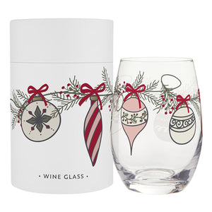 Ornaments Stemless Wine glass