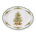 Holly Tree Melamine Oval Platter