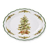 Holly Tree Melamine Oval Platter