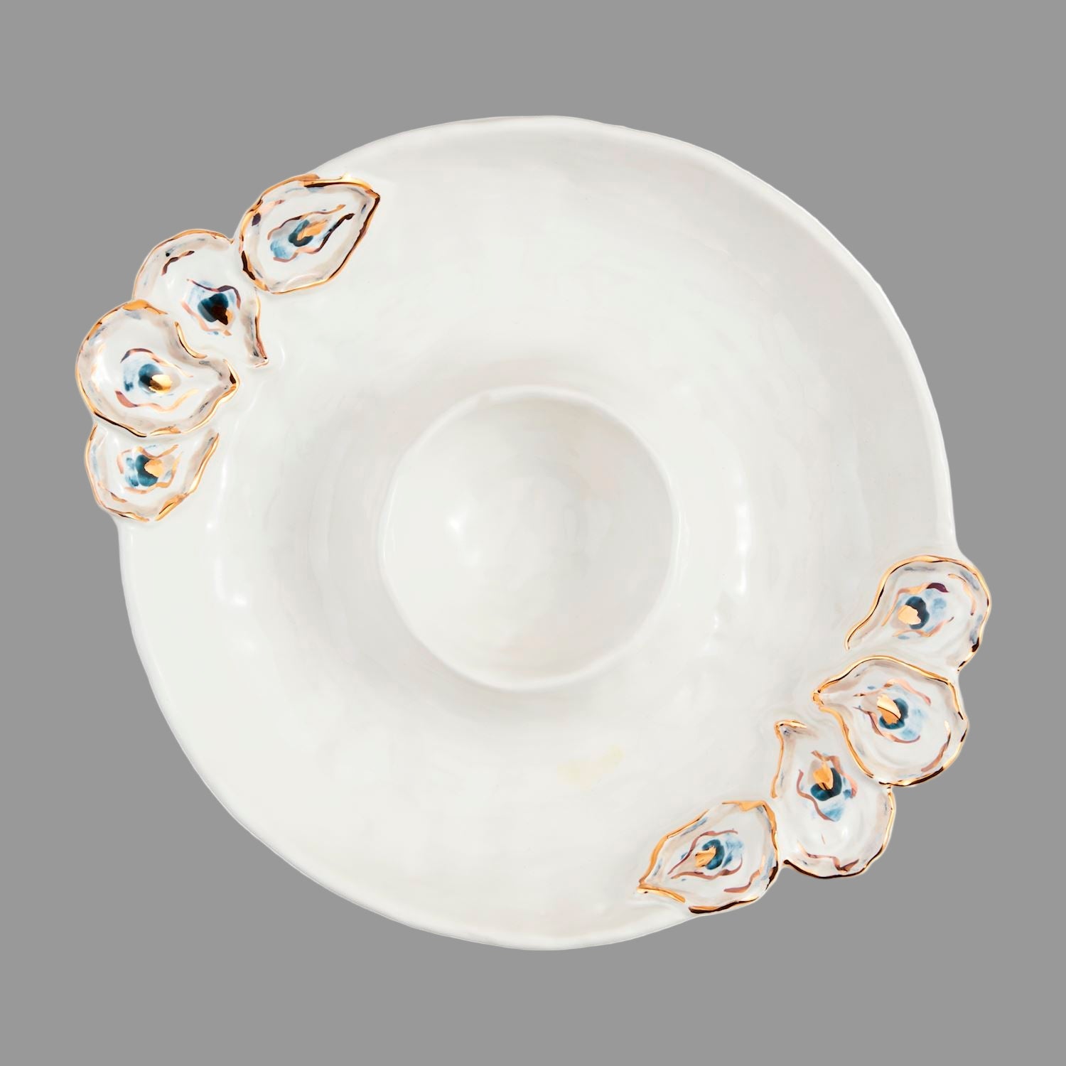 OYSTER CHIP & DIP SERVER