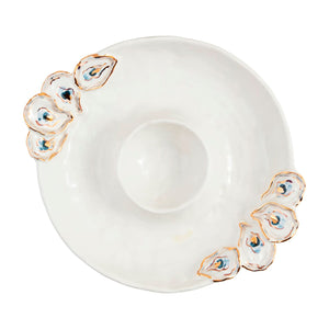 OYSTER CHIP & DIP SERVER