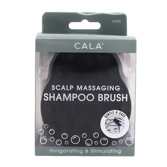 Black Scalp Massaging Shampoo Brush