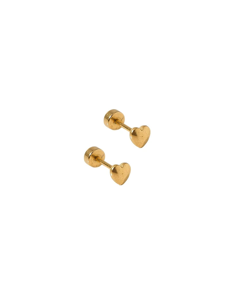 Linny & Co Screwback Stud Earrings - Micro Hadley
