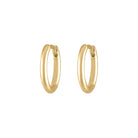 Aubrey Adele Simple Gold Huggie