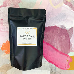 Winton & Waits Lavender Travel Salt Soak