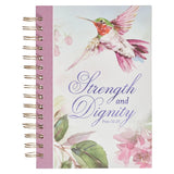 Strength and Dignity Purple Large Wire Round Journal