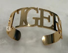 Tigers Gold Cuff Bracelet
