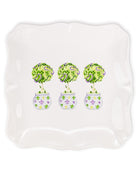 Mardi Topiary Square Platter