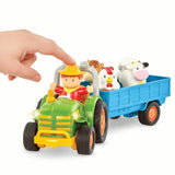 Lights and Sounds Toy Tractor Playset