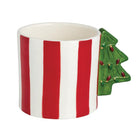Christmas Tree Handle Whimsical Mug 