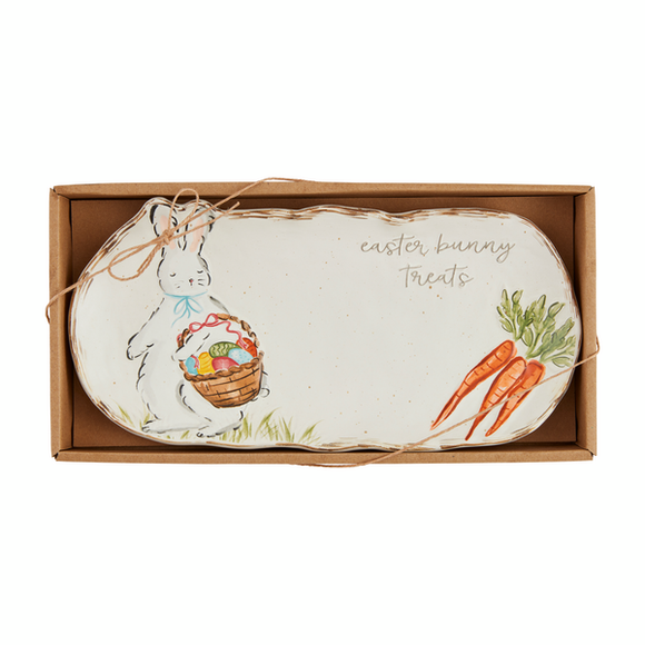 Easter Bunny Treats Plate