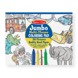 Blue Jumbo Coloring Pad
