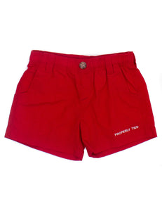 Properly Tied Red Mallard Shorts