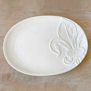 Tuscan Fleur de Lis Platter
