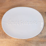 Louisiana Embossed Platter