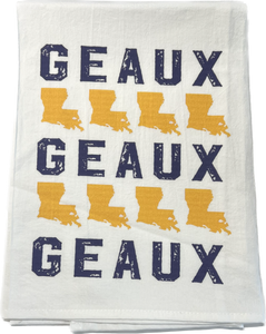 LSU Geaux Tea Towel