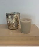 Criss Cross Mercury Votive Holder