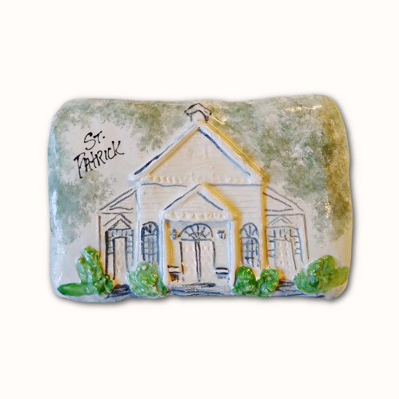 St. Patrick Church Ceramic Plaque