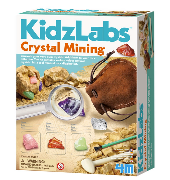 KidzLabs Crystal Mining Kit