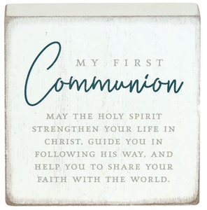 My First Communion Plaque