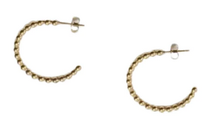 Aubrey Adele 30mm Bead Hoops