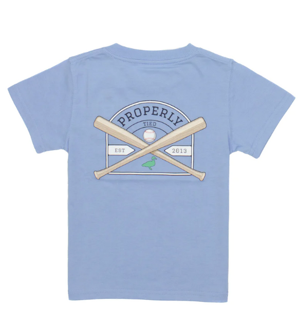 Properly Tied Baseball Shield T-Shirt