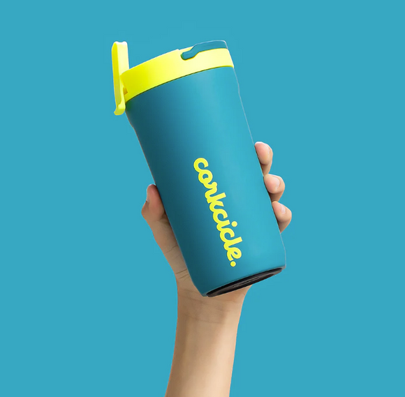 Corkcicle Kids Insulated Water Bottle WIth Straw, Stainless Steel