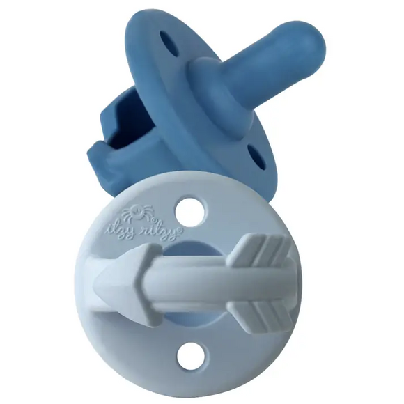 Sweetie Soother™ Pacifier Sets (2-pack)- Blue Arrows