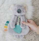 Itzy Friends Itzy Lovey™ Plush with Silicone Teether Toy- Koala