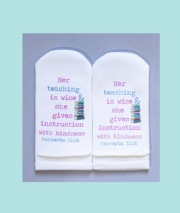 Standing On The Word Socks - Proverbs 31:26