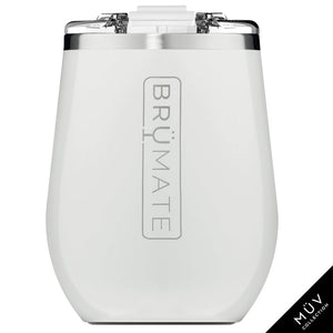 Ice White Brumate Uncork'd XL 14oz Wine Tumbler