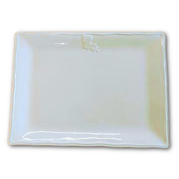 Rectangle Louisiana Ceramic Platter