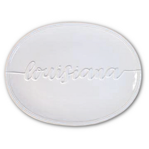 Louisiana Embossed Platter