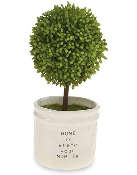 Mom Themed Artificial Topiary
