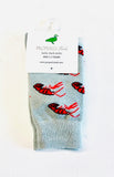 Crawfish Print Lucky Duck Socks