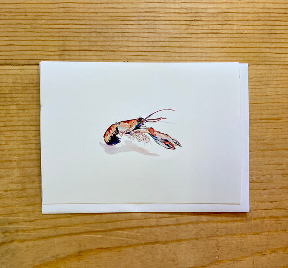 Shrimp Louisiana Themed Greeting Card