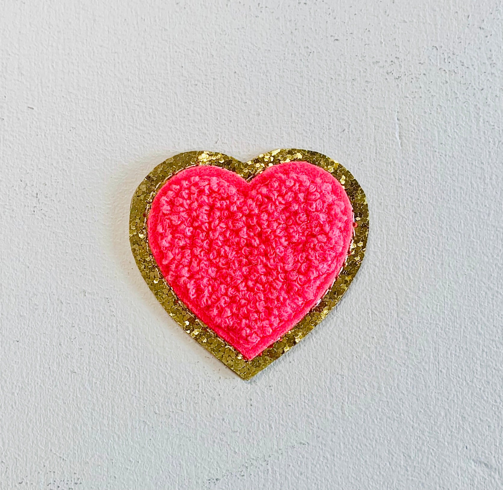 Chenille Heart Patches – Golden Thread, Inc.