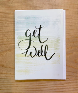 "Get Well" Greeting Card